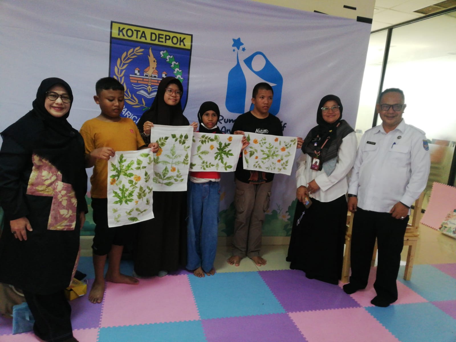 Rumah Kreatif Anak Istimewa (RKAI) yang dibuka Dinsos Kota Depok.