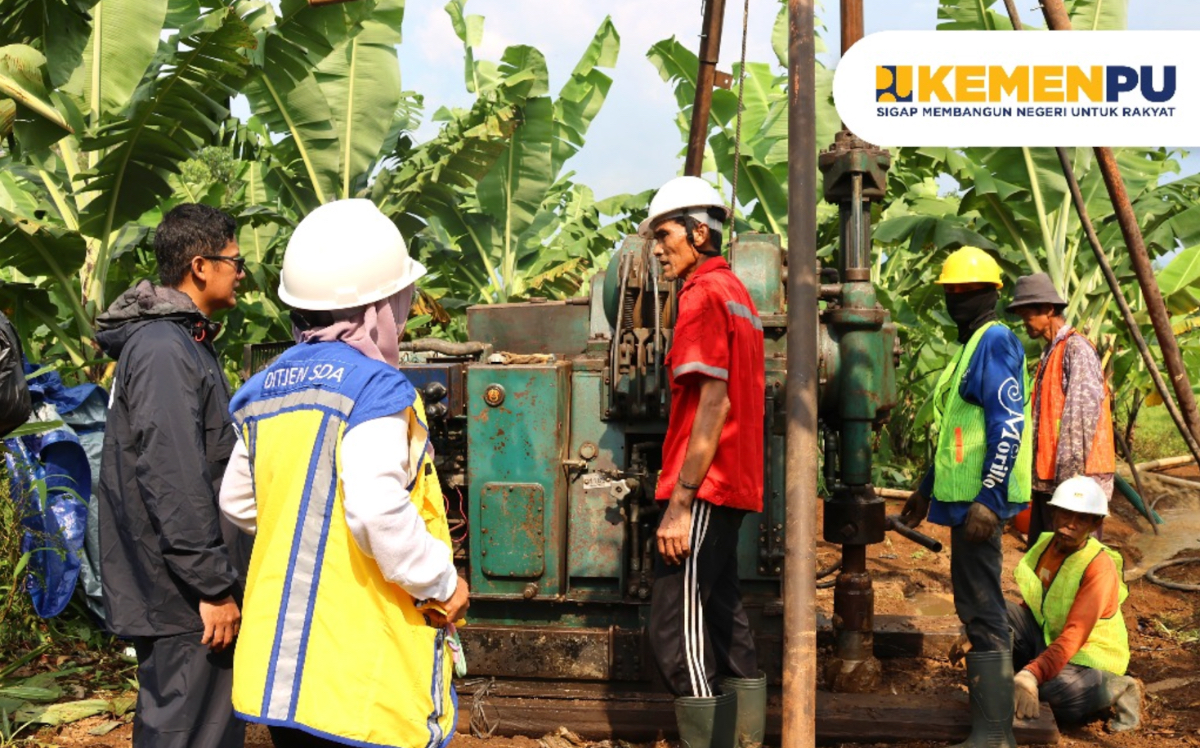 Pembangunan JIAT di Bogor oleh BBWS Ciliwung Cisadane.