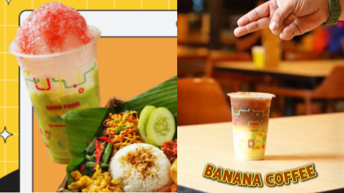 Banana Coffee dan Nasi Tampah Warung Wakaka, salah satu kuliner favorit Gen Z.&nbsp;