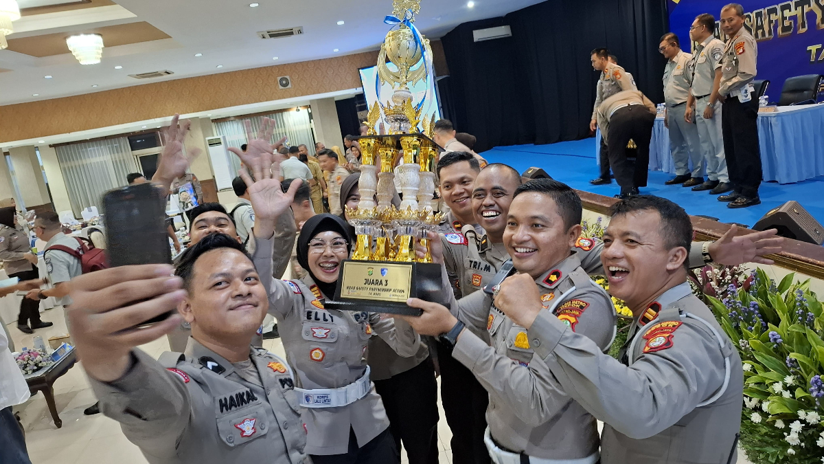 Satlantas Polres Metro Depok meraih 3 Besar RSPA 2025.
