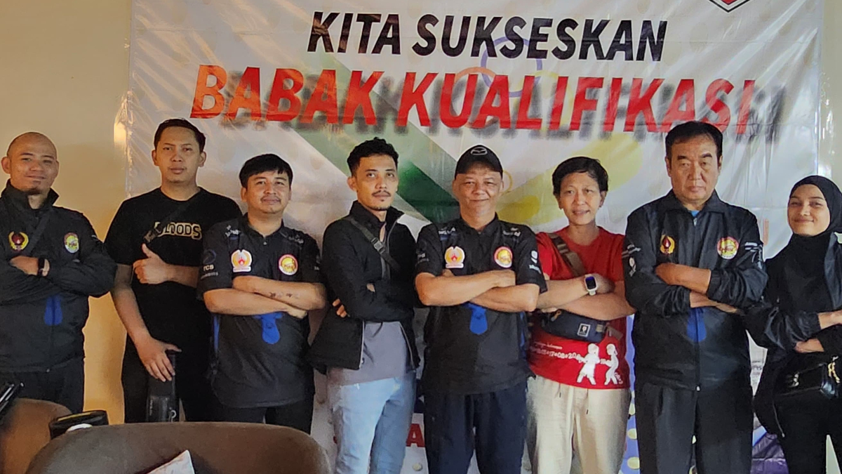 Para atlet biliar Kota Bogor yang mengikuti Babak Kualifikasi Porprov Jawa Barat 2026.