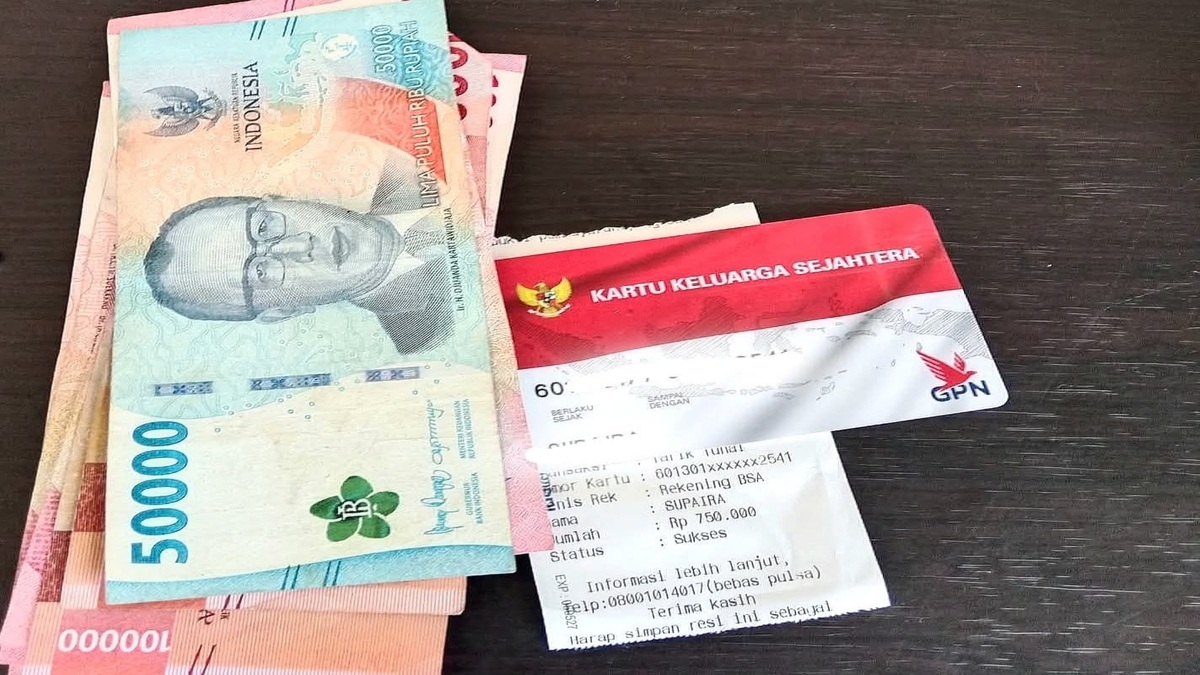 Dana BLT Kesra Rp900 ribu yang cair dari KKS BNI