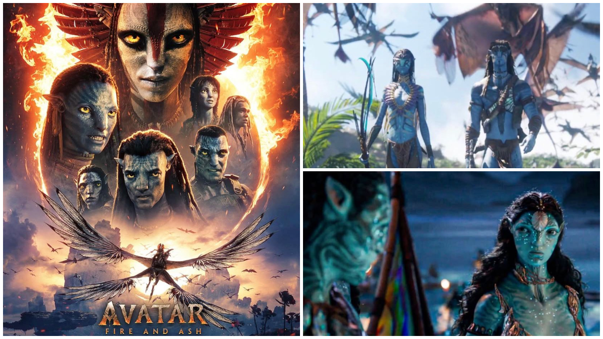 Poster film Avatar: Fire and Ash