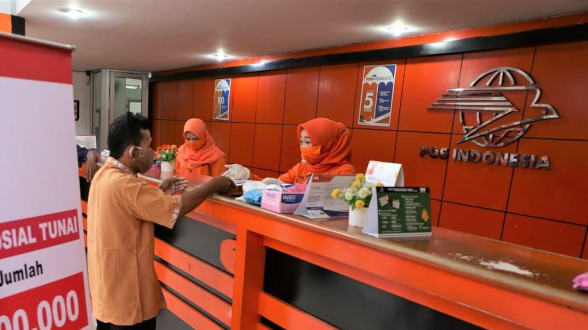 Ilustrasi pencairan bansos BLT Kesra lewat PT Pos Indonesia