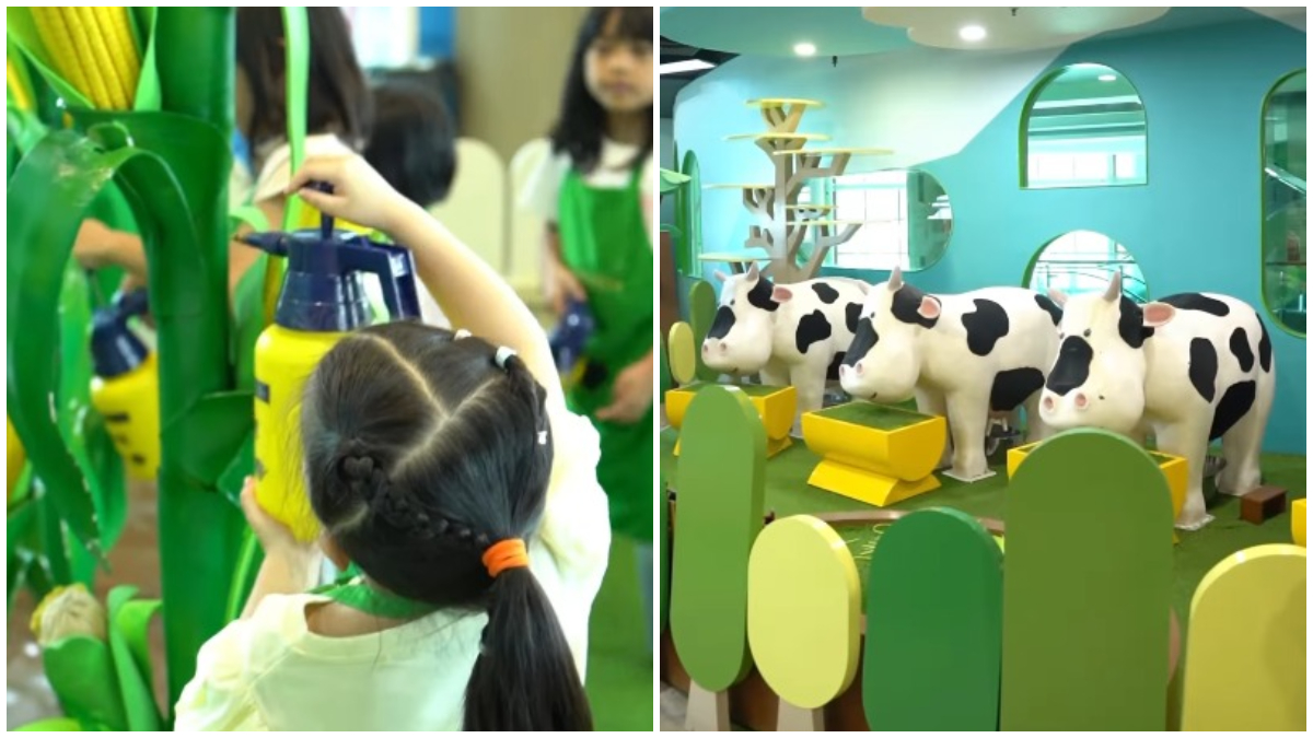 Suasana aktivitas di&nbsp;Youreka Kids Farm Mall Kuningan City Lantai 3 Jakarta.