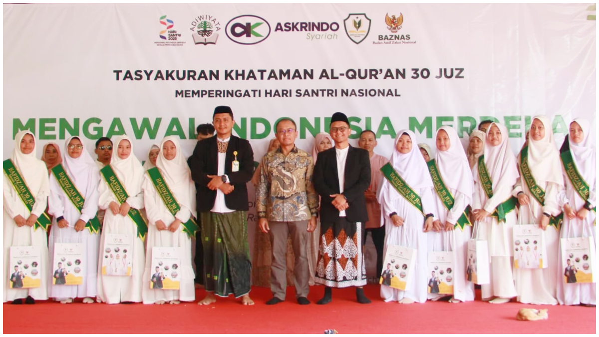 11 santri Sekolah Cendekia Baznas saat menuntaskan hafalan 30 juz Al-Qur&rsquo;an.