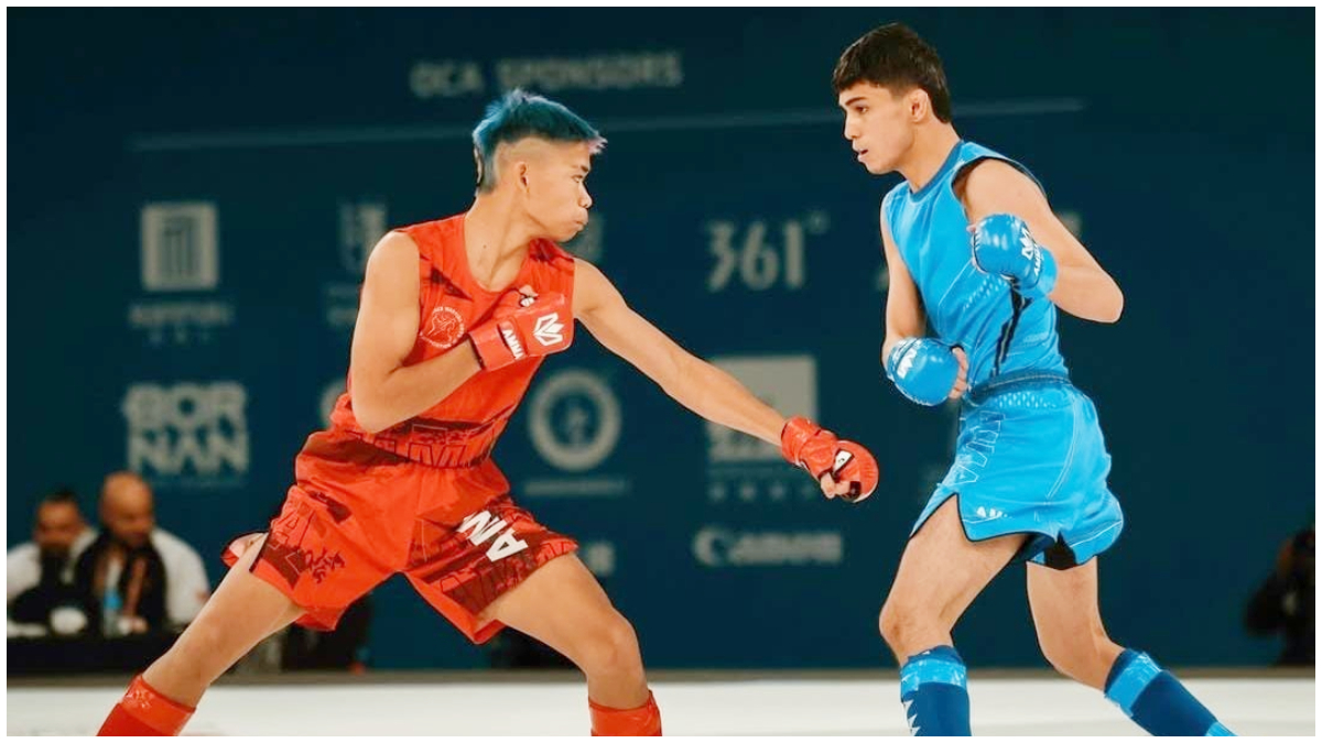 Bumi meraih medali perunggu pada ajang Asian Youth Games (AYG) Bahrain 2025 untuk kategori Mixed Martial Arts Boys 55kg Modern.