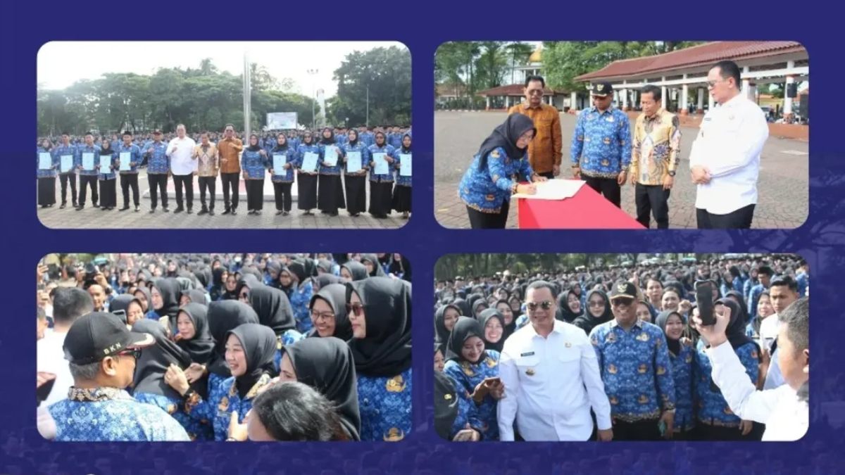 Pengangkatan 15 PPPK tahap 2 dan 3.794 PPPK Paruh Waktu di Pemerintah Kota Serang, Banten.