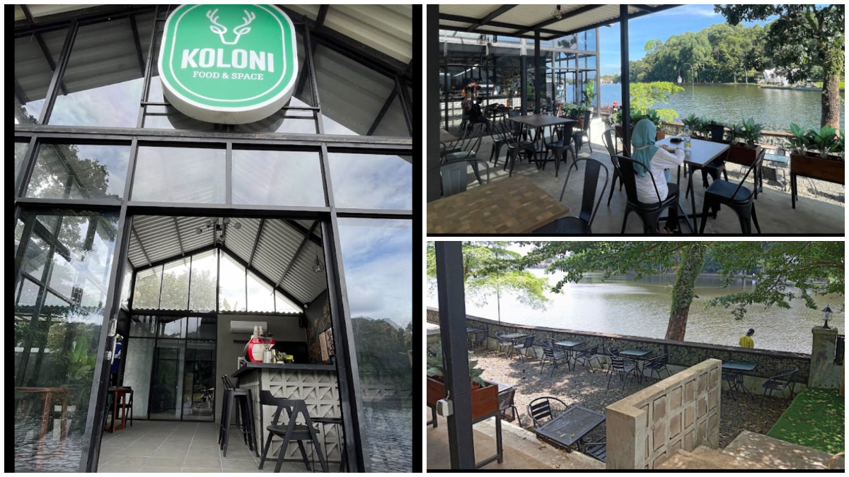 Suasana Koloni Food and Space di Jalan Cifor Rawajaha, Kecamatan Bogor Barat, Kota Bogor.