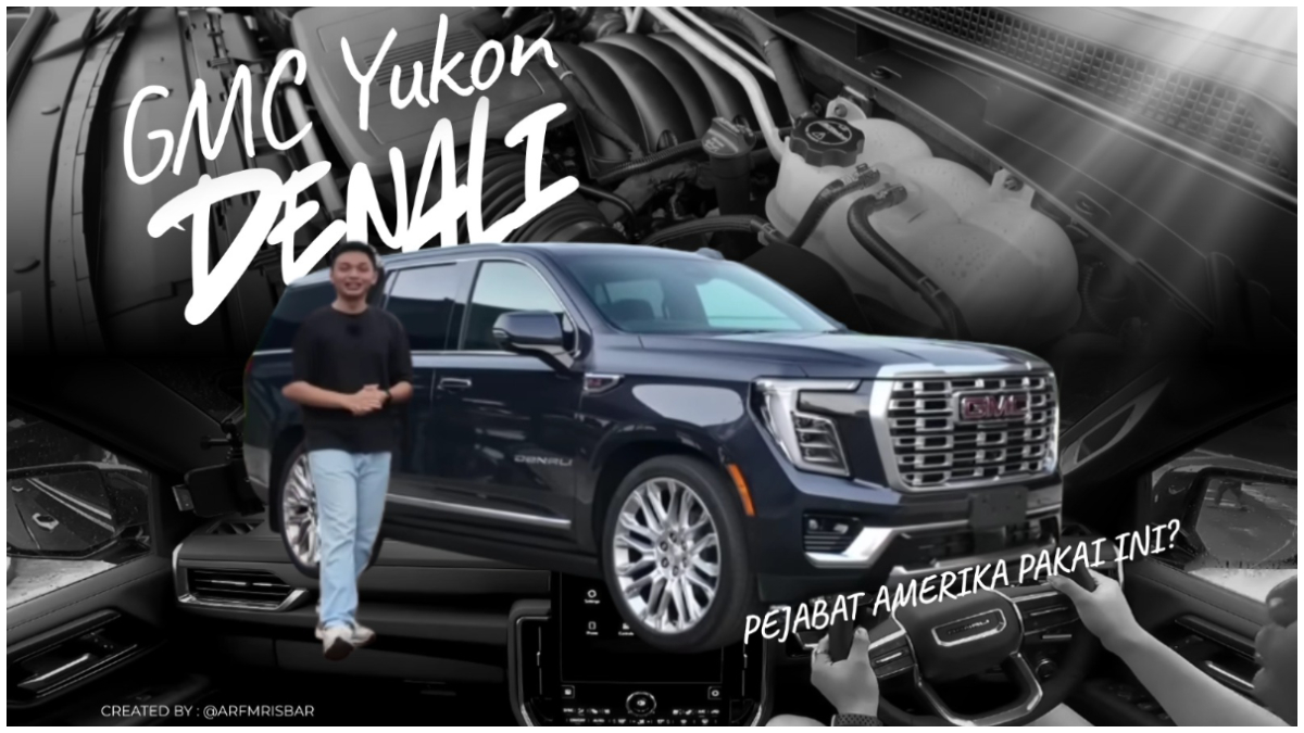 Tampilan&nbsp;GMC Yukon Denali 2025 yang besar dan gagah.