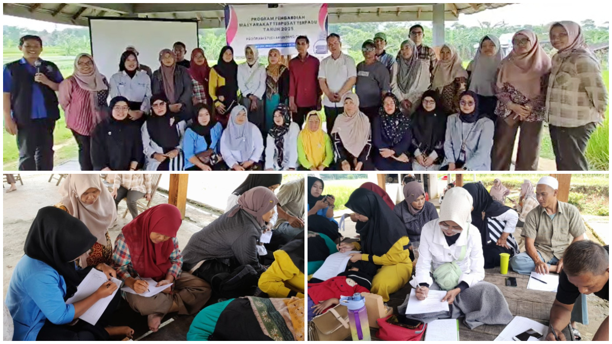 Pelatihan Akuntansi Dasar dan Penyusunan Laporan Keuangan dalam Meningkatan Kompetensi UMKM Desa Wisata Mulyaharja
