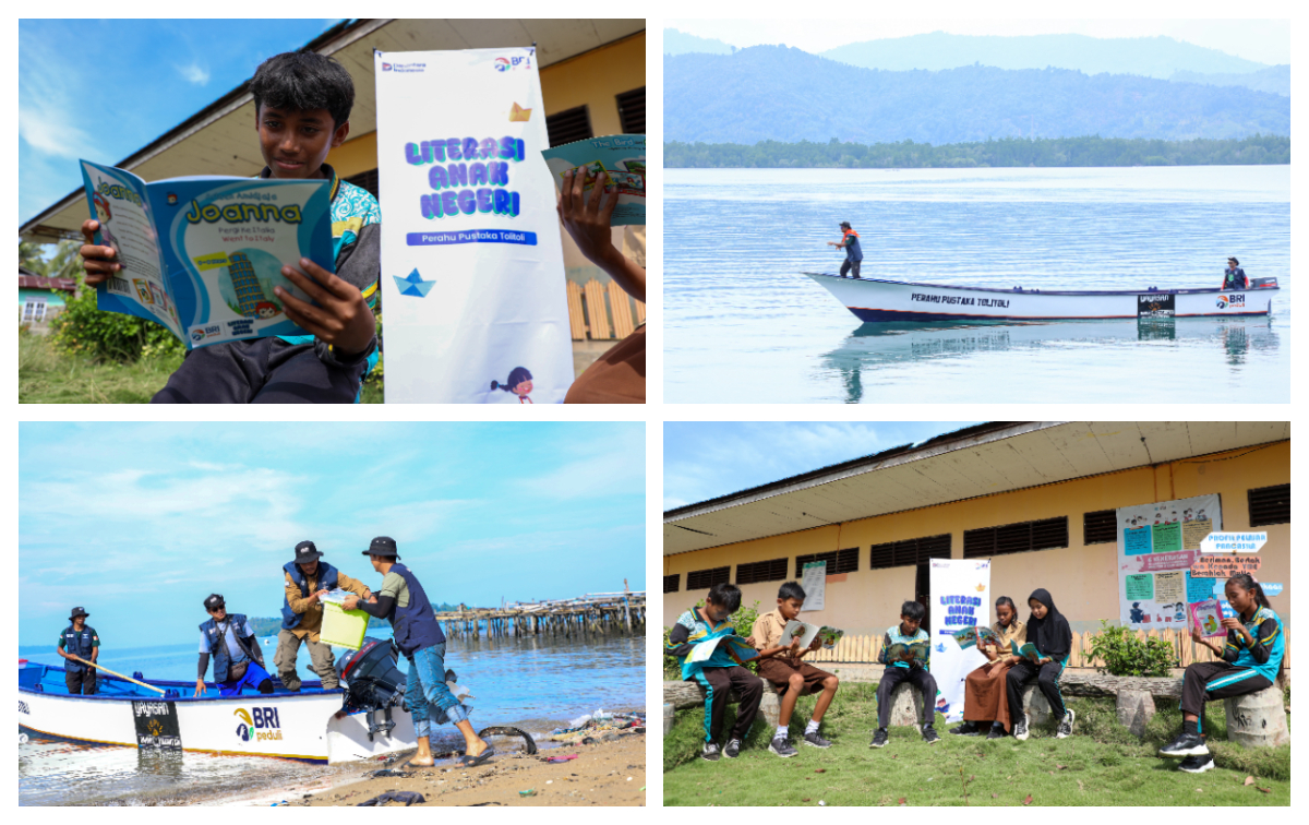 BRI, mengambil inisiatif untuk mendorong kemajuan pendidikan di wilayah pesisir dan terluar Indonesia melalui Program Literasi Anak Negeri.
