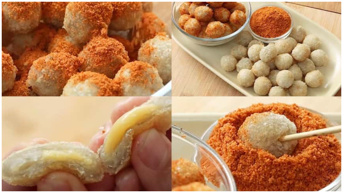 Tampilan Cimol Keju yang menggugah selera dari Chef Devina Hermawan.