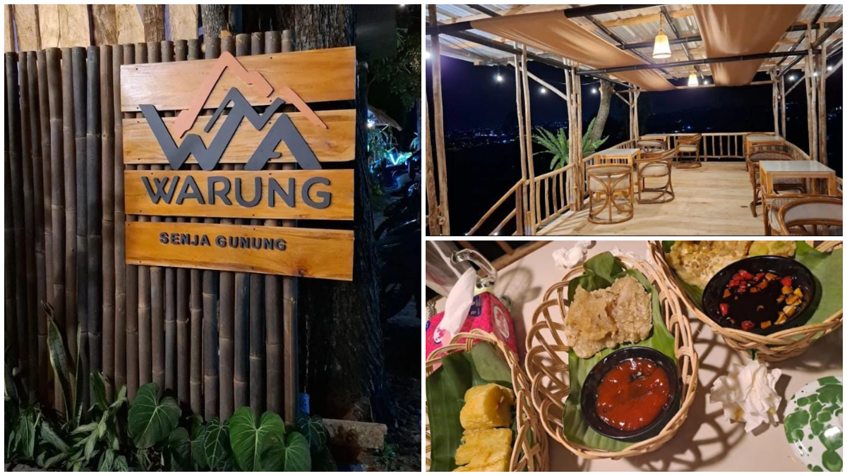 Suasana Warung Senja Gunung di Babakan Madang Bogor dan menu yang disajikan.