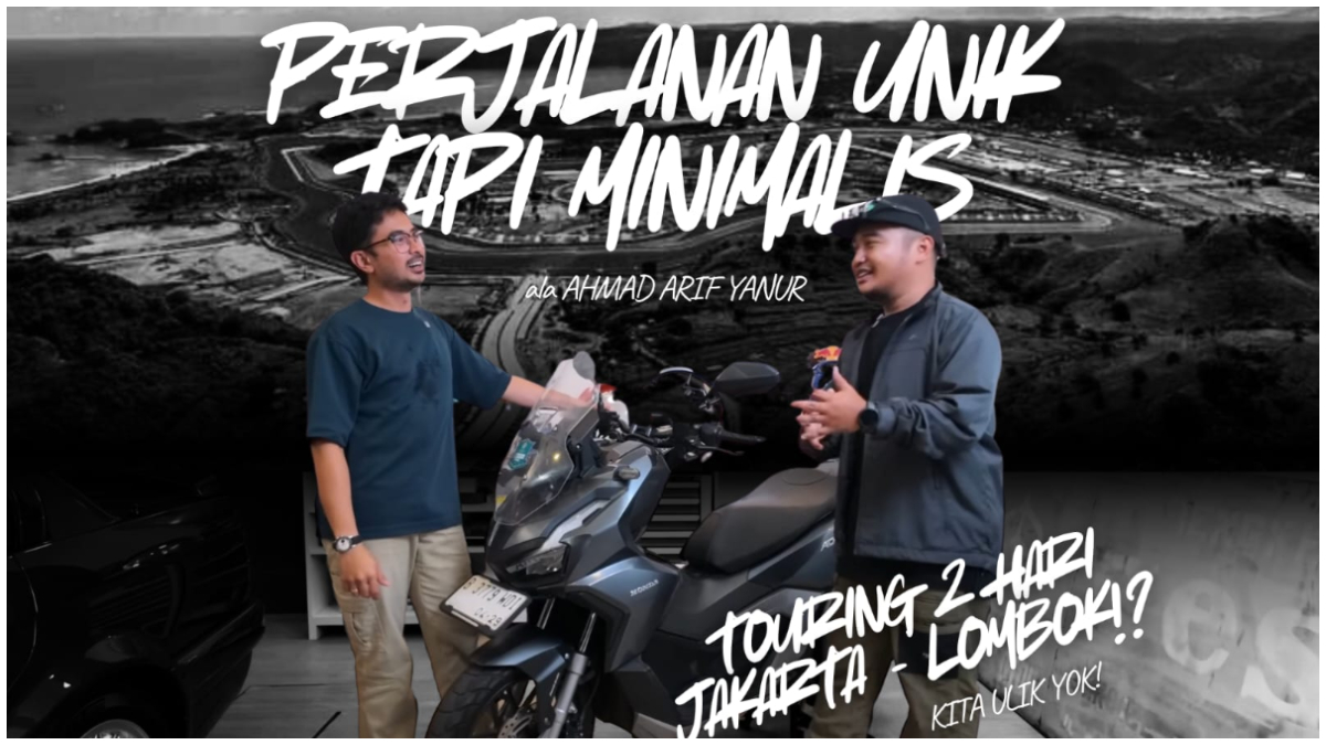 Ahmad Arif Yannur saat berbagi pengalaman touring ekstrem.