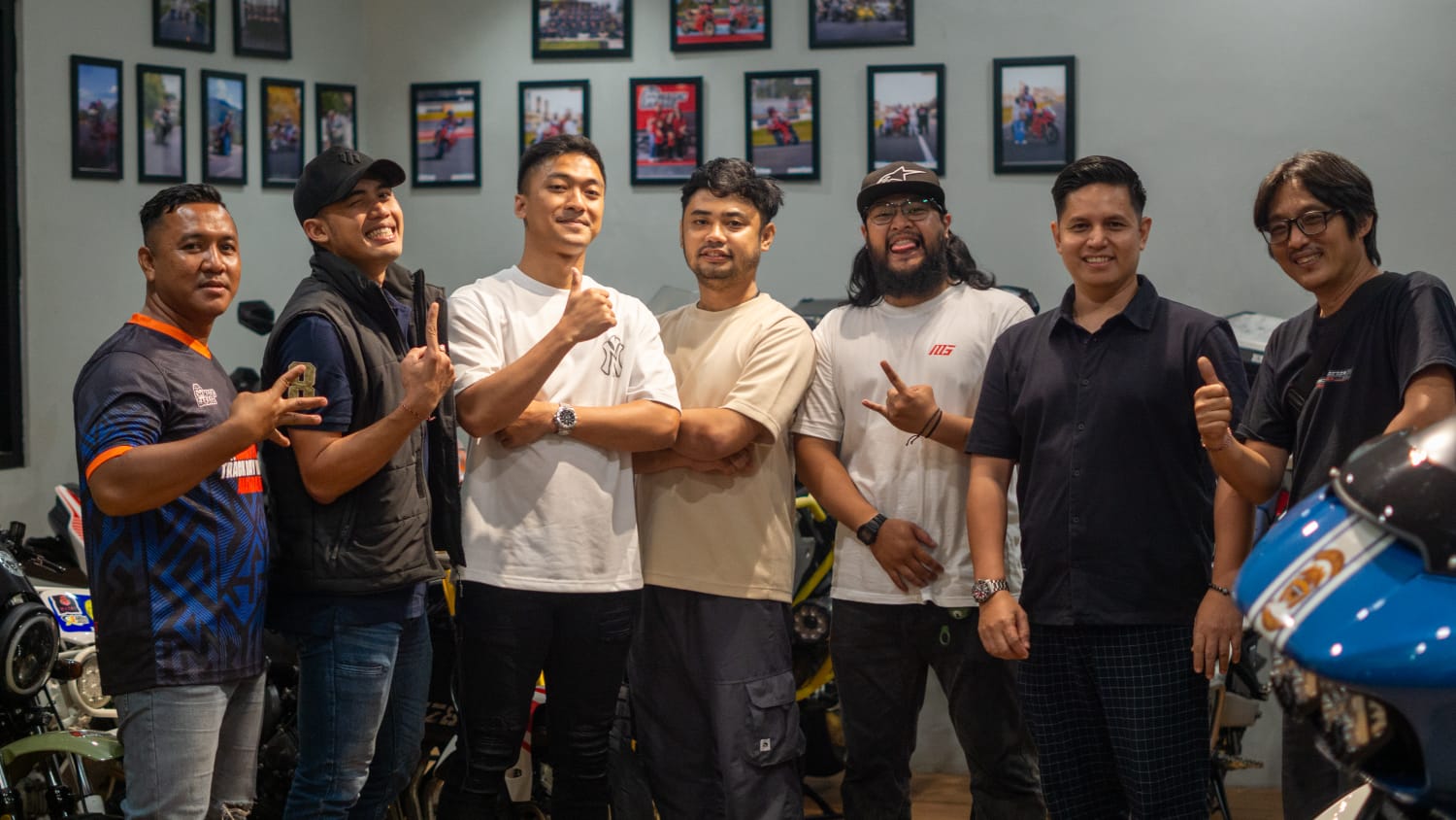 KOMPAK: Tiga&nbsp;bengkel&nbsp;motor&nbsp;gede di Bogor inisiasi kegiatan &lsquo;Block F Syndicate Trackday&rsquo; yang&nbsp;dijadwalkan&nbsp;berlangsung di Sirkuit Mandalika,&nbsp;Lombok.