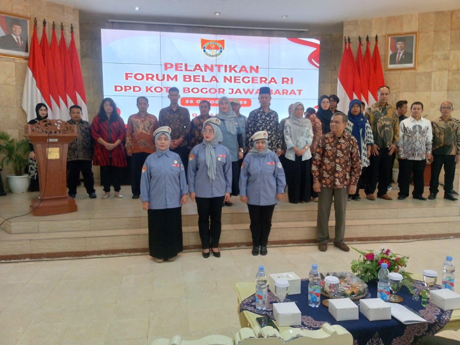 Pelantikan pengurus DPD FBN RI Kota Bogor, untuk periode 2025&ndash;2030.