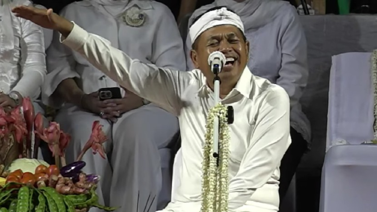 Gubernur Jawa Barat, Dedi Mulyadi saat di Kabupaten Pangandaran.