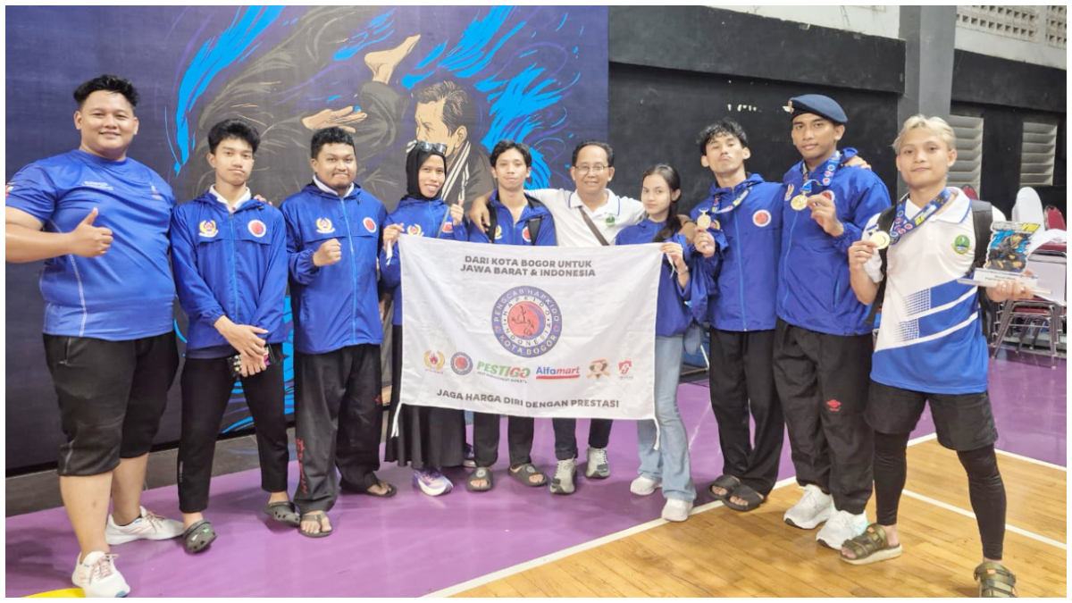 Atlet Hapkido Kota Bogor saat meraih medali di Kejurnas Hapkido Indonesia di. GOR CLS Kertajaya Surabaya.