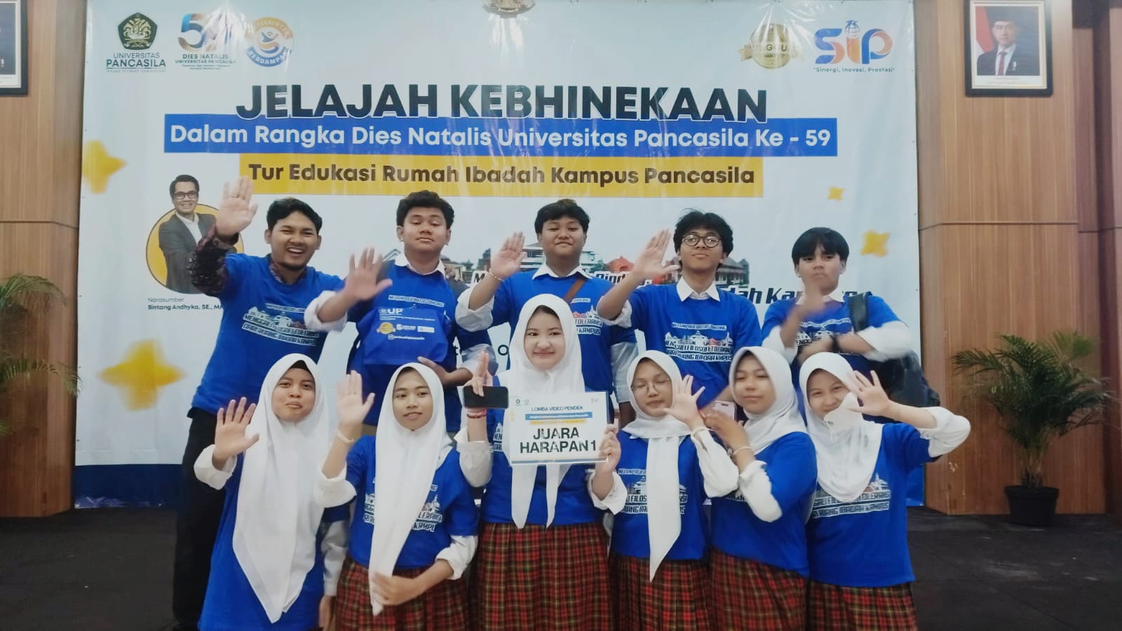 SMAIT BBS Bogor di Universitas Pancasila.