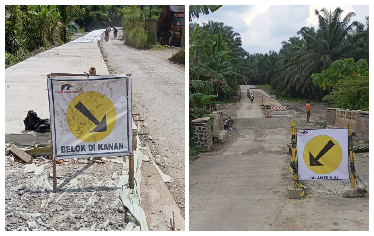 Proses pembangunan Jalan Janala - Lebakwangi, Kecamatan Rumpin, Kabupaten Bogor.&nbsp;
