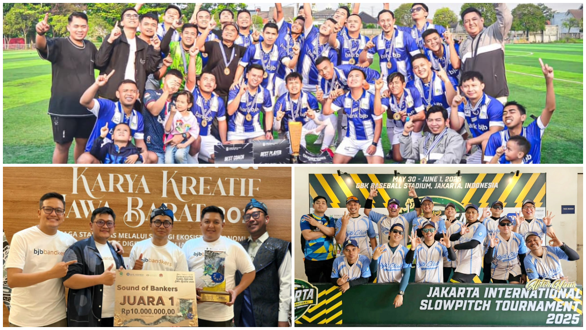 bjb CLUB dengan sejumlah prestasi olahraga dan seni di 2025.