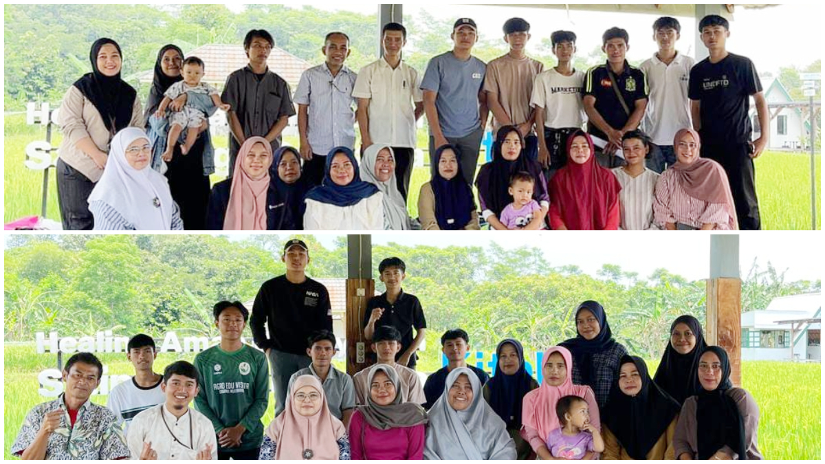 Pelatihan&nbsp;menyusun paket wisata kepada warga sekitar Saung Eling dan AEWO Mulyaharja