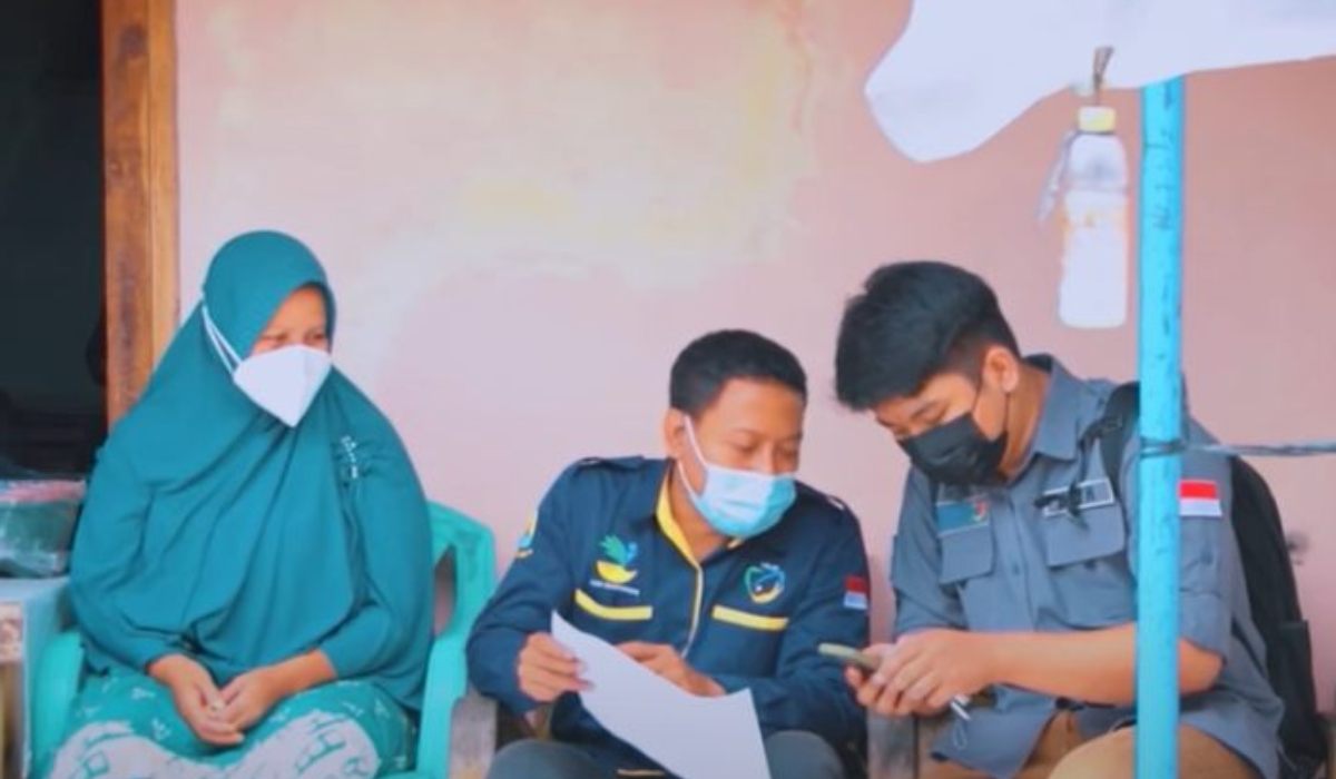 Ilustrasi pendataan warga penerima bansos