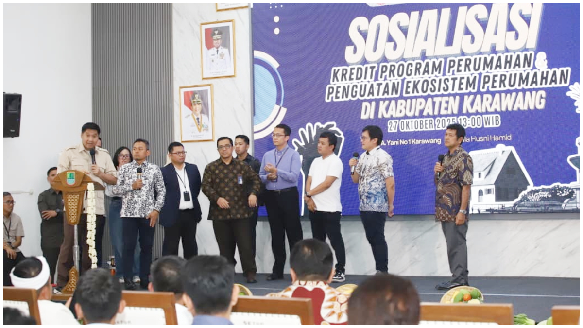 bank bjb mengadakan Sosialisasi Kredit Program Perumahan di&nbsp;Aula Husni Hamid, Komplek Pemkab Karawang