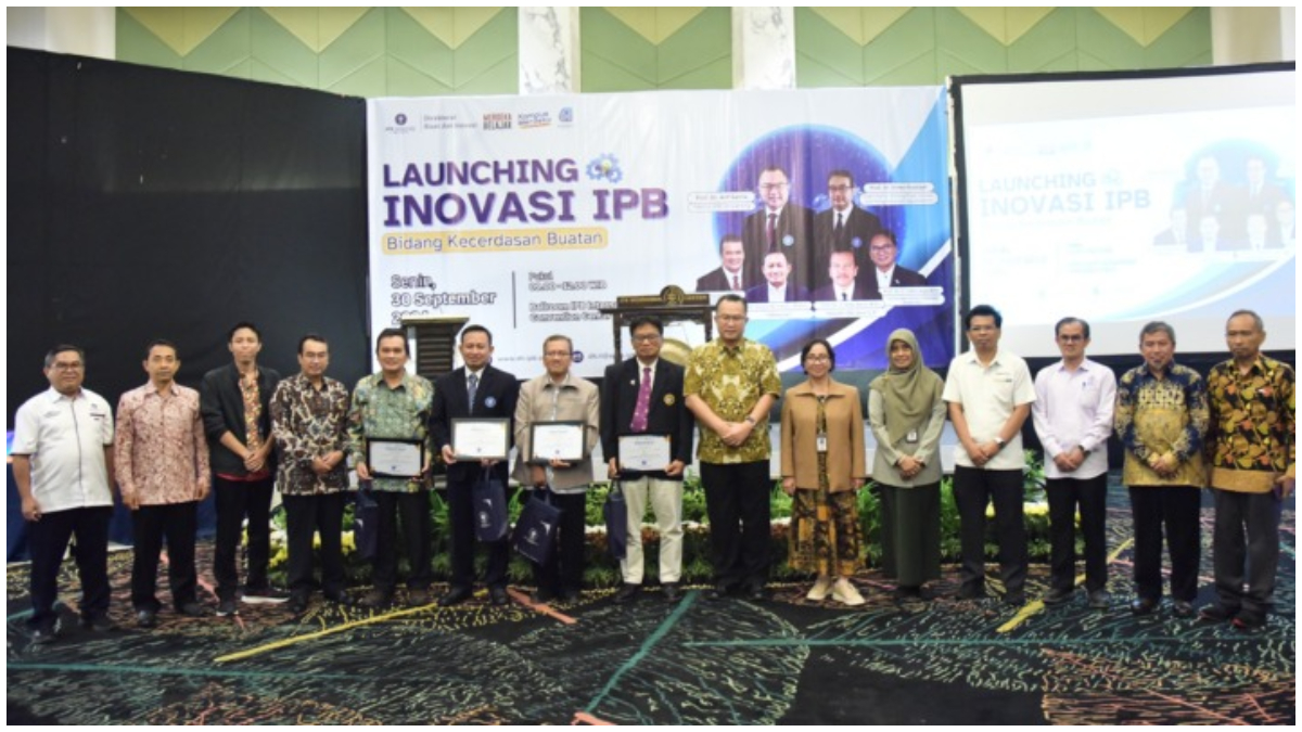Peluncuran inovasi IPB University di Ballroom IPB International Convention Center (IICC), Bogor