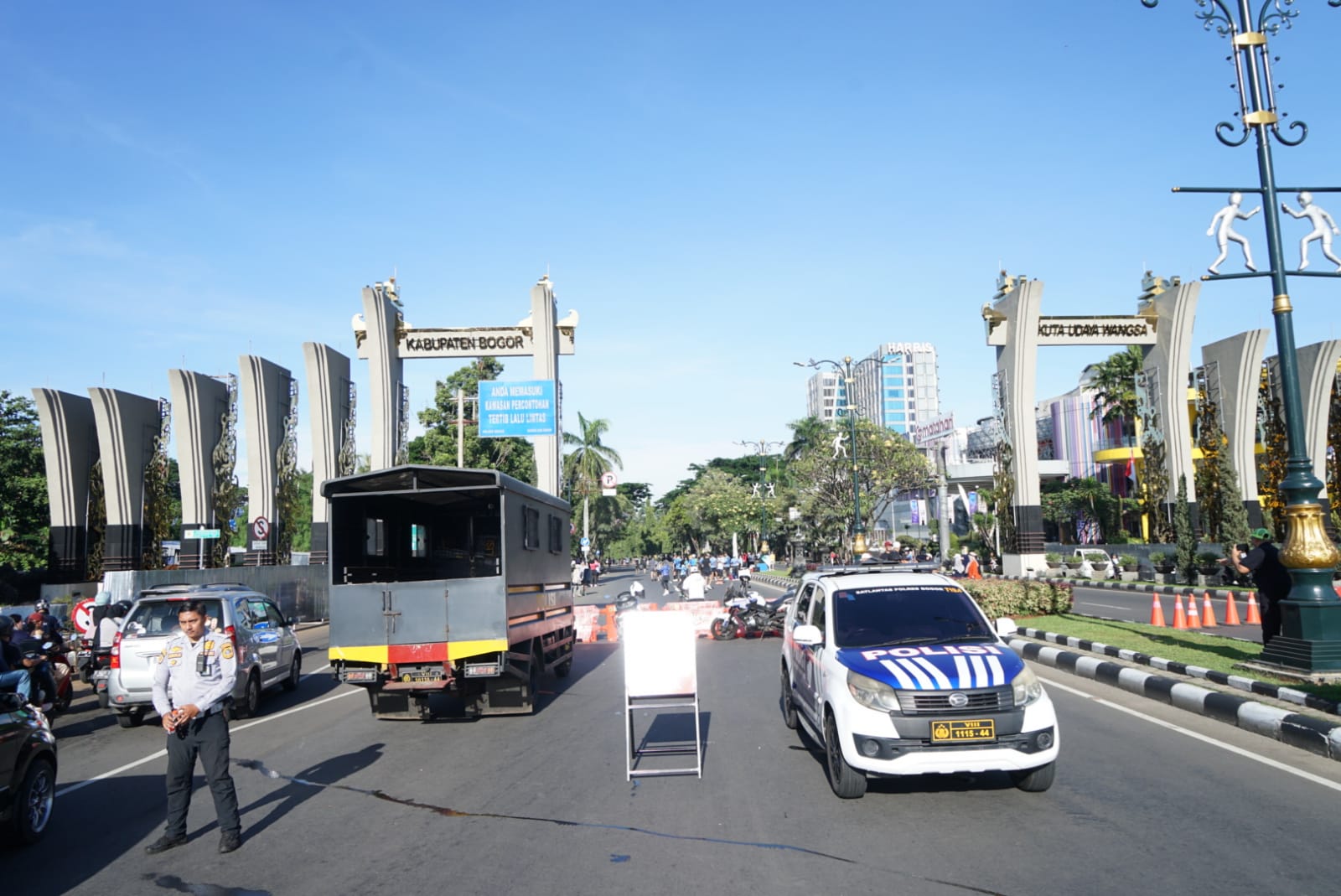 ILUSTRASI: Pelaksanaan Car Free Day (CFD) di Jalan Tegar Beriman, Kabupaten Bogor.
