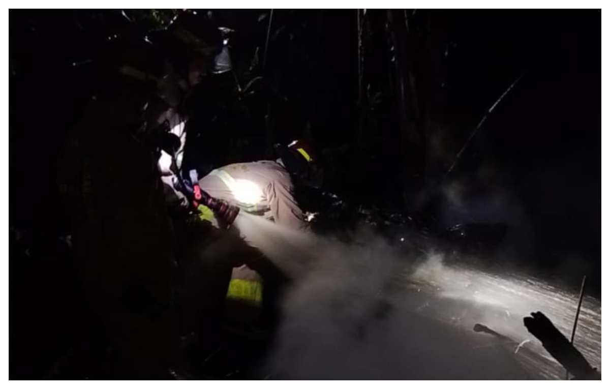 Belasan ekor kambing warga Kampung Kaunggading, Desa Cibitung Kulon, Kecamatan Pamijahan, Kabupaten Bogor, hangus terbakar, Selasa 28 Oktober 2025.
