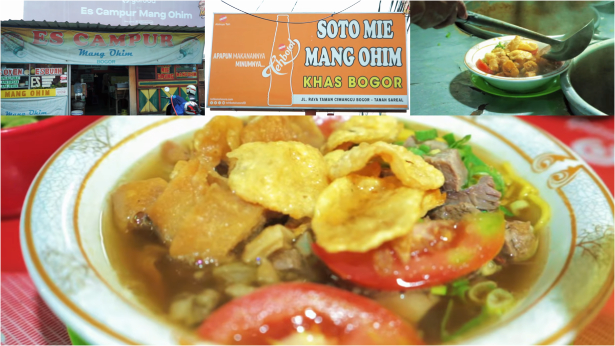 Kuliner legendaris Soto Mie Mang Ohim di Bogor