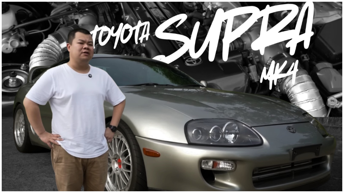 Tampilan Toyota Supra MK4 twin-turbo hasil restorasi selama setahun.