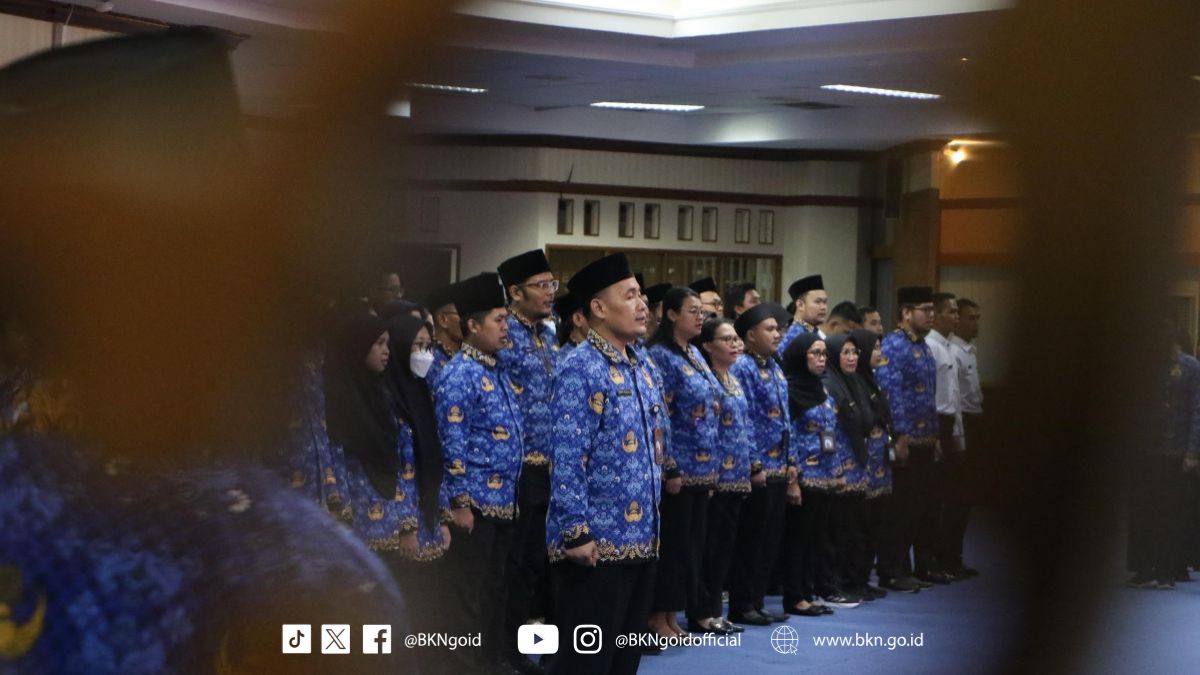 Upacara Peringatan Hari Sumpah Pemuda ke-97 Tahun 2025 di lingkup Badan Kepegawaian Negara (BKN)