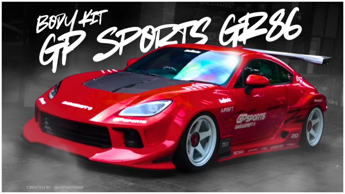 Penampakan body kit GP Sports&nbsp;untuk mobil sport Subaru BRZ atau Toyota GR86
