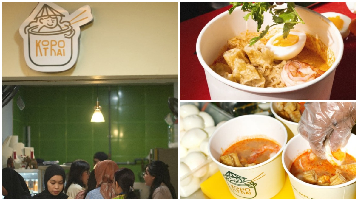 Susana dan menu yang disajikan di Ko Po Thai Blok M Square.