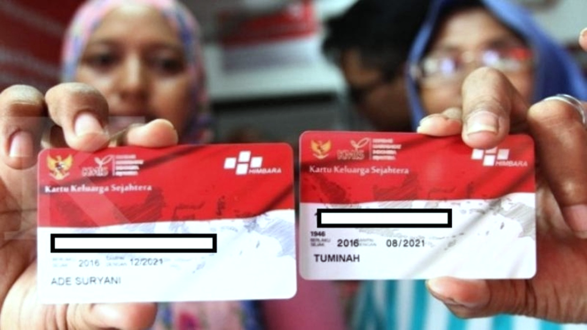 KKS merah putih untuk cairkan bansos PKH BPNT dan BLT Kesra Rp900 ribu.