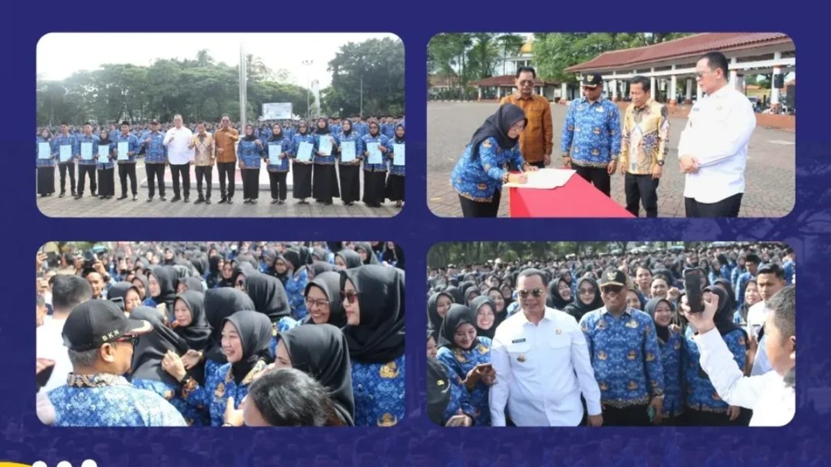 3.809 PPPK Kota Serang resmi dilantik, terdiri dari 15 PPPK tahap 2 dan 3.794 PPPK paruh waktu