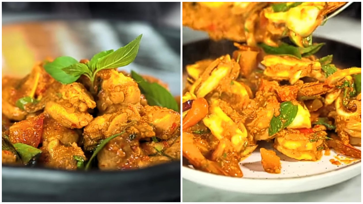 Tampilan Woku Manado dari Chef Juna.