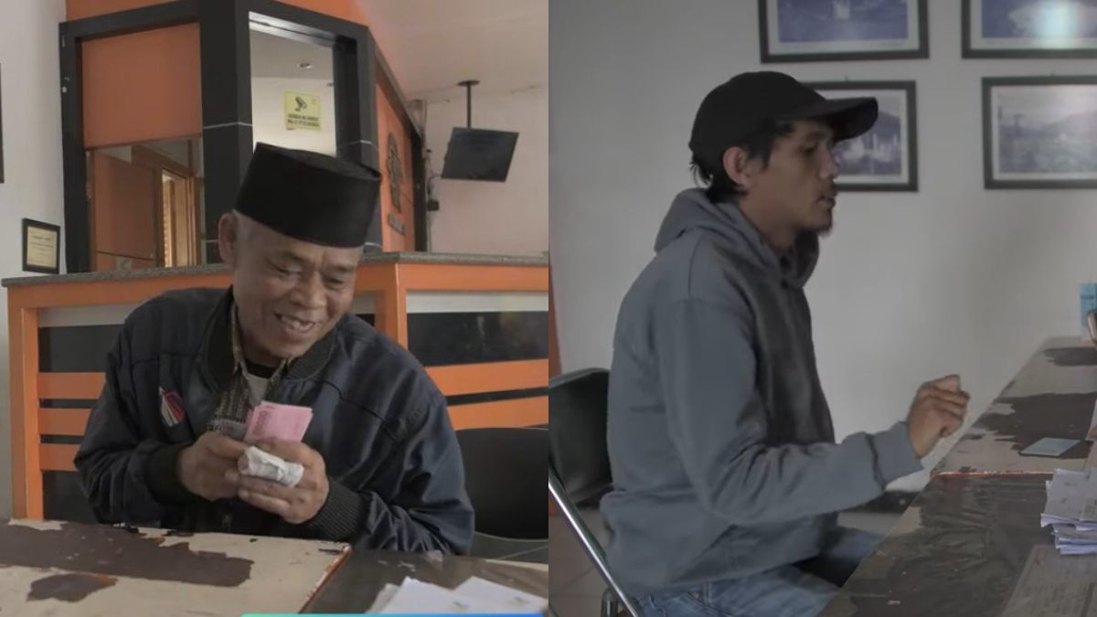 Ilustrasi: Penyaluran bantuan sosial (bansos) kepada para penerima manfaat atau KPM.