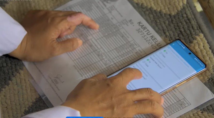 Ilustrasi verifikasi data sebelum penyaluran BLTS Kesra