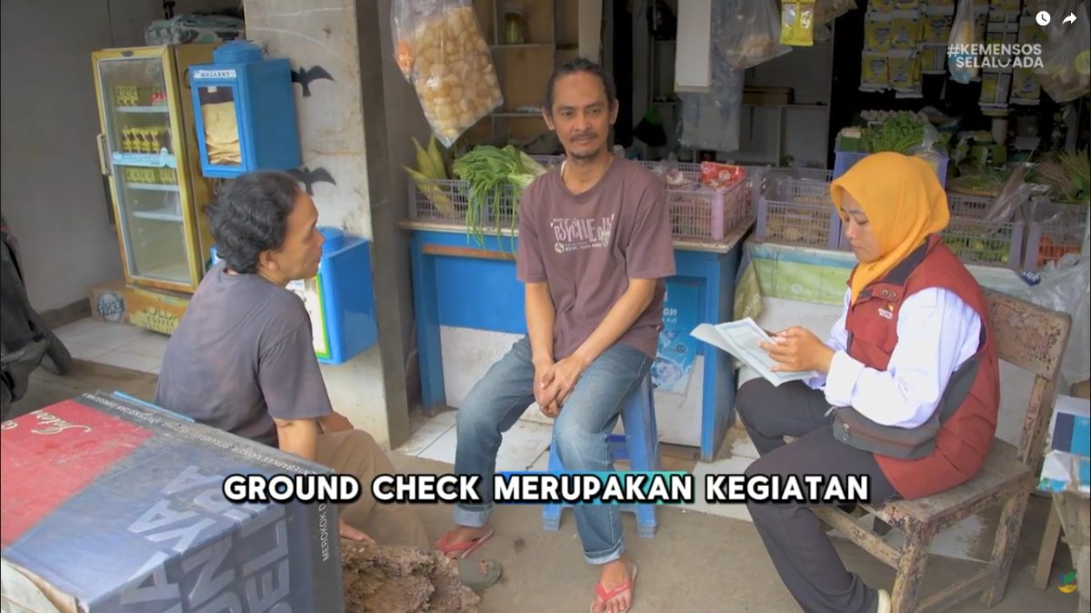 Ilustrasi ground check DTSEN perbaiki kualitas data agar tepat sasaran