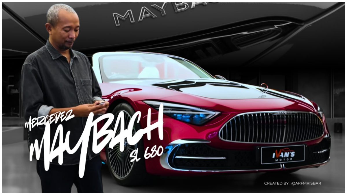 Mercedes Maybach SL 680 yang kini hadir di pasar otomotif Indonesia.