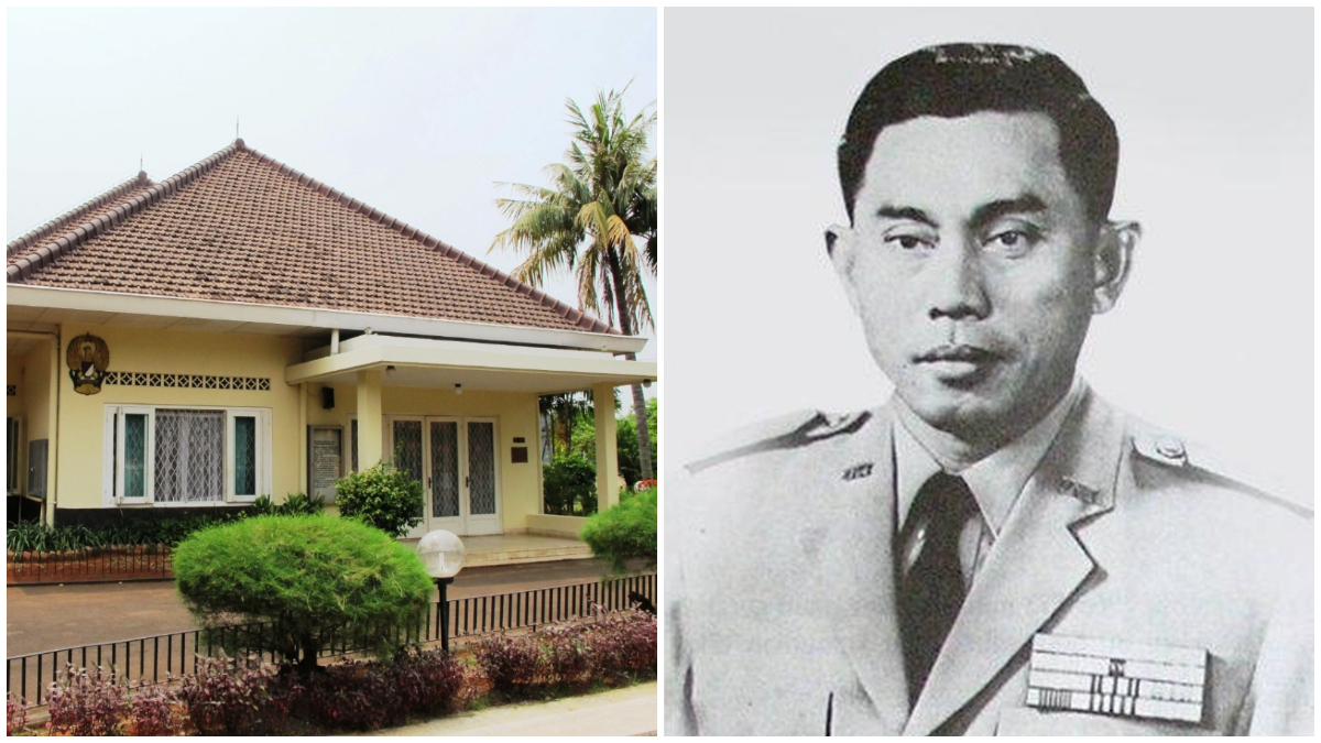 Tampak lebih dekat Museum Sasmitaloka Jenderal Ahmad Yani di Menteng, Jakarta Pusat.