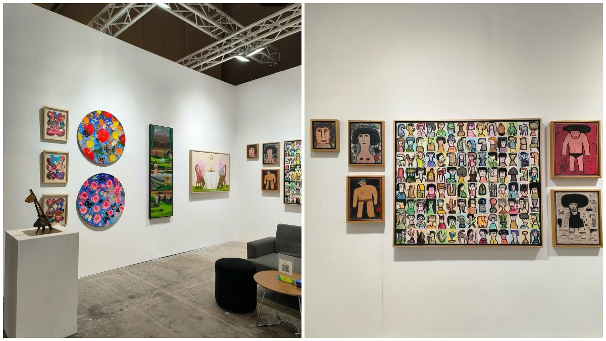 Suasana Ruci Art Space, tempat pameran Tokoh, Pengabdian, dan Peradaban.