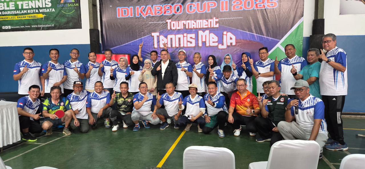 IDI Kabupaten Bogor mengadakan Turnamen Tenis Meja yang diikuti 55 peserta.