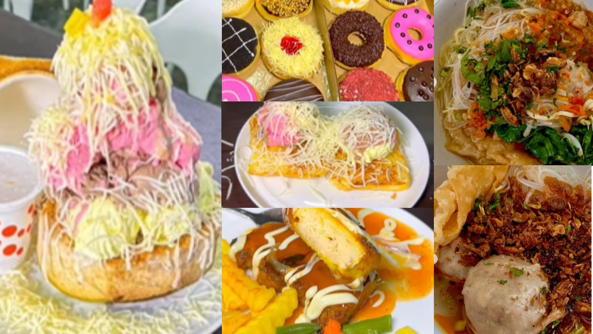Bakso Kribo dan Es Krim Kelapa Tower yang tingginya melebihi ekspektasi.