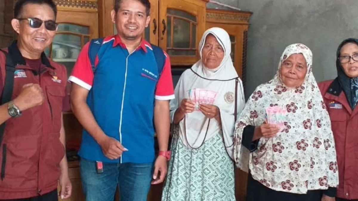 Ilustrasi penyaluran dana bansos PKH, BPNT, BLT Kesra.