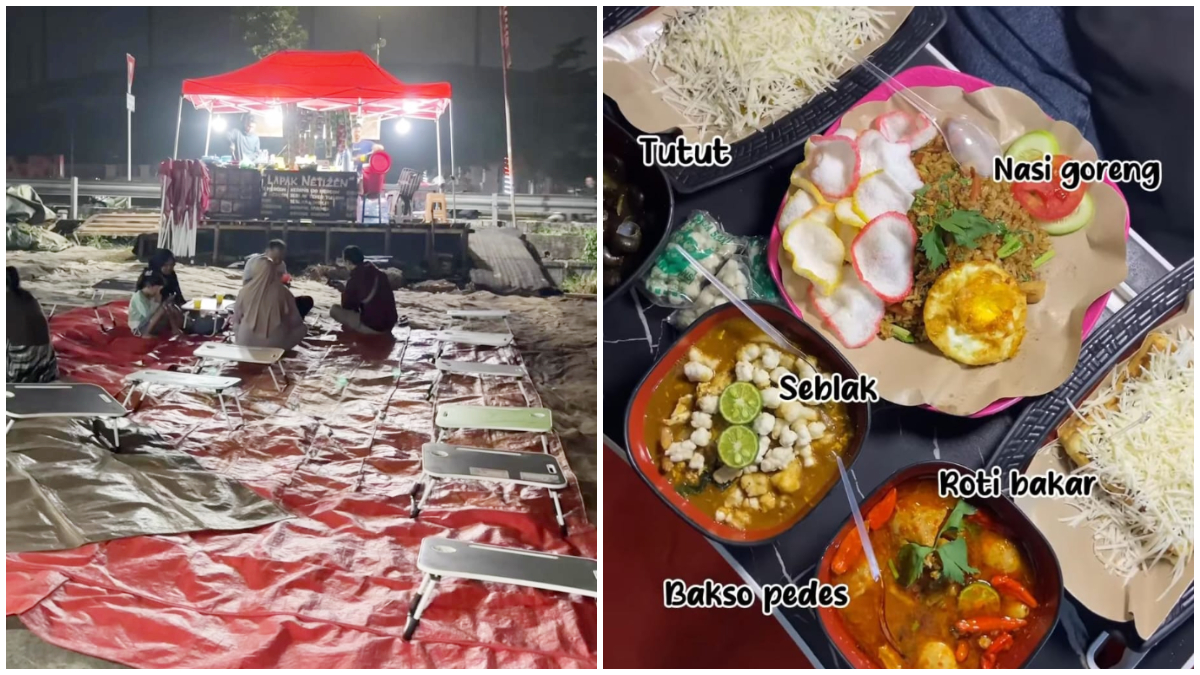 Menu dan Suasana Lapak Netizen Pakansari Bogor.